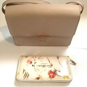 Ted Baker Cream Crossbody Bag and wallet bundle